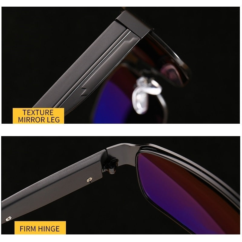 Night Vision Metal Vintage Polarized Sunglasses