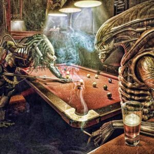 Alien vs. Predator - Canvas OR Print Wall Art