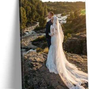 ART Custom Canvas Prints with Your Photos, Customized Picture On Canvas Wall, Personalized Canvas Print Gifts for Family Wedding Baby Pet Graduation Wedding Home Decor Gift for Men\/Women,8x8in