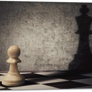 Canvas Wall Art Chess Posters Room Aesthetics Canva Canvas Wall Art Prints for Wall Decor Room Decor Bedroom Decor Gifts 08x12inch(20x30cm) Frame-style