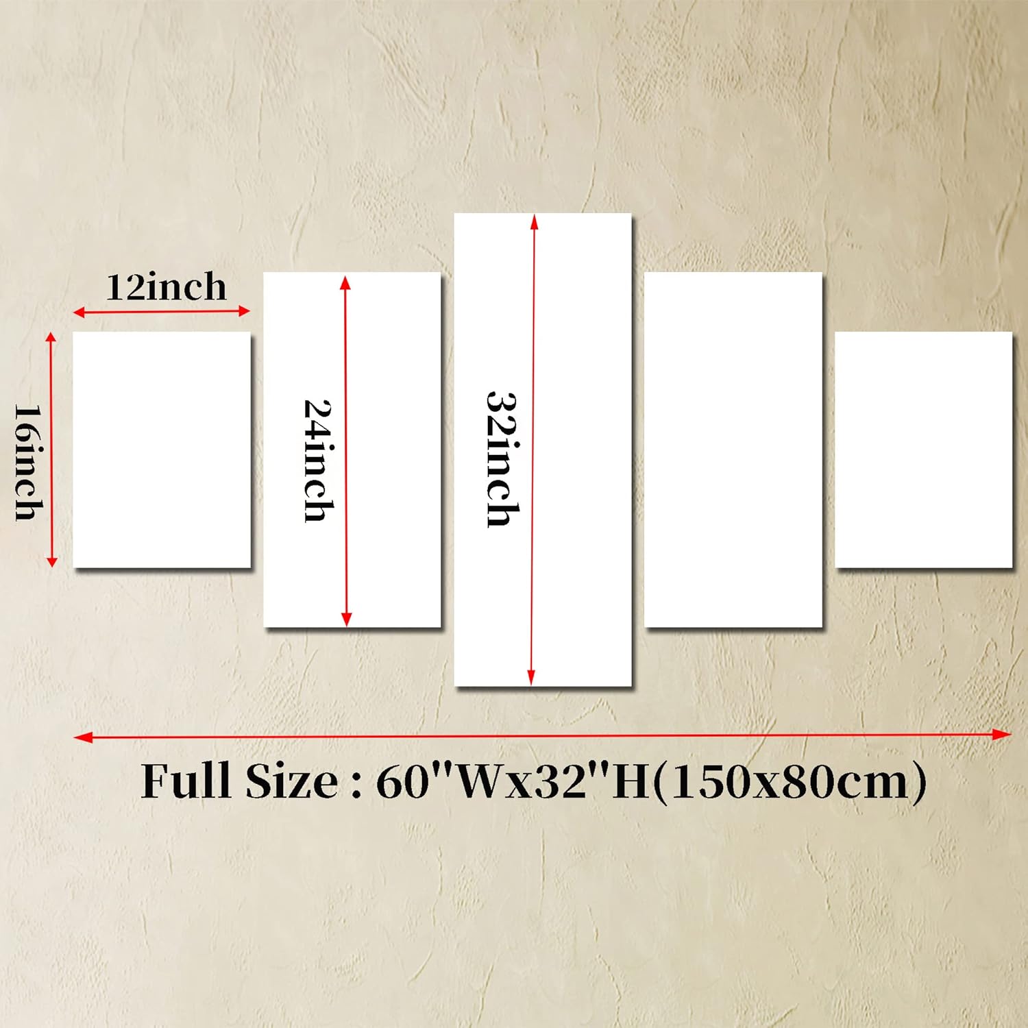 Charlotte Skyline Wall Art Charlotte North Carolina Wall Decor Charlotte Picture Frame Canvas Print Black and White Painting Charlotte City Poster Home Living Room Decoration(60x32 inches) - Image 5