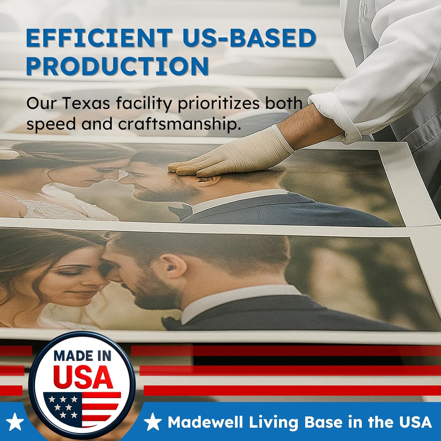 Custom Canvas Prints with Your Photos, Personalized Photo to Canvas Print Wall Art for Family Home Decor, Wedding Gifts, Wrapped Canvas 8x10inch - Image 2