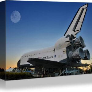 Denozer - NASA Spacecraft Educational and Motivational Wall Decor Art Print Poster Landscape Picture Printed on Canvas Giclee Artwork Ready to Hang 40x30 inches