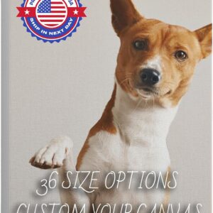 FZJSKJ Photo Canvas Prints Custom Canvas Prints with Your Photos 8"x10" Personalized Canvas Picture Custom Photo on Canvas Wall Art for Home, Keepsakes, Weddings, Pet Memorial