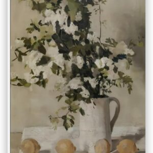 Generic Flower and Lemon Poster Canvas Art Poster and Canvas Wall Art Living Room Posters Bedroom Painting Wall Art Picture Print Modern Family Bedroom Decor Posters 12x18in Unframed, style-7