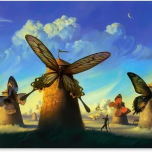 generic Salvador Dali Art Poster Surrealist Painting Canvas Wall Painting Modern Family Bedroom Printing Art Decoration Poster 16x24inch(40x60cm), Unframe-style