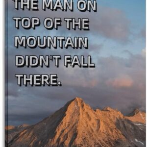 Inspirational Posters - Motivational Posters for Classroom, Gym, Postive Nature Posters, Motivational Wall Art Decor. Inspirational Wall Art for Office F Poster Print for Teen Boys Room Wall Art Canva