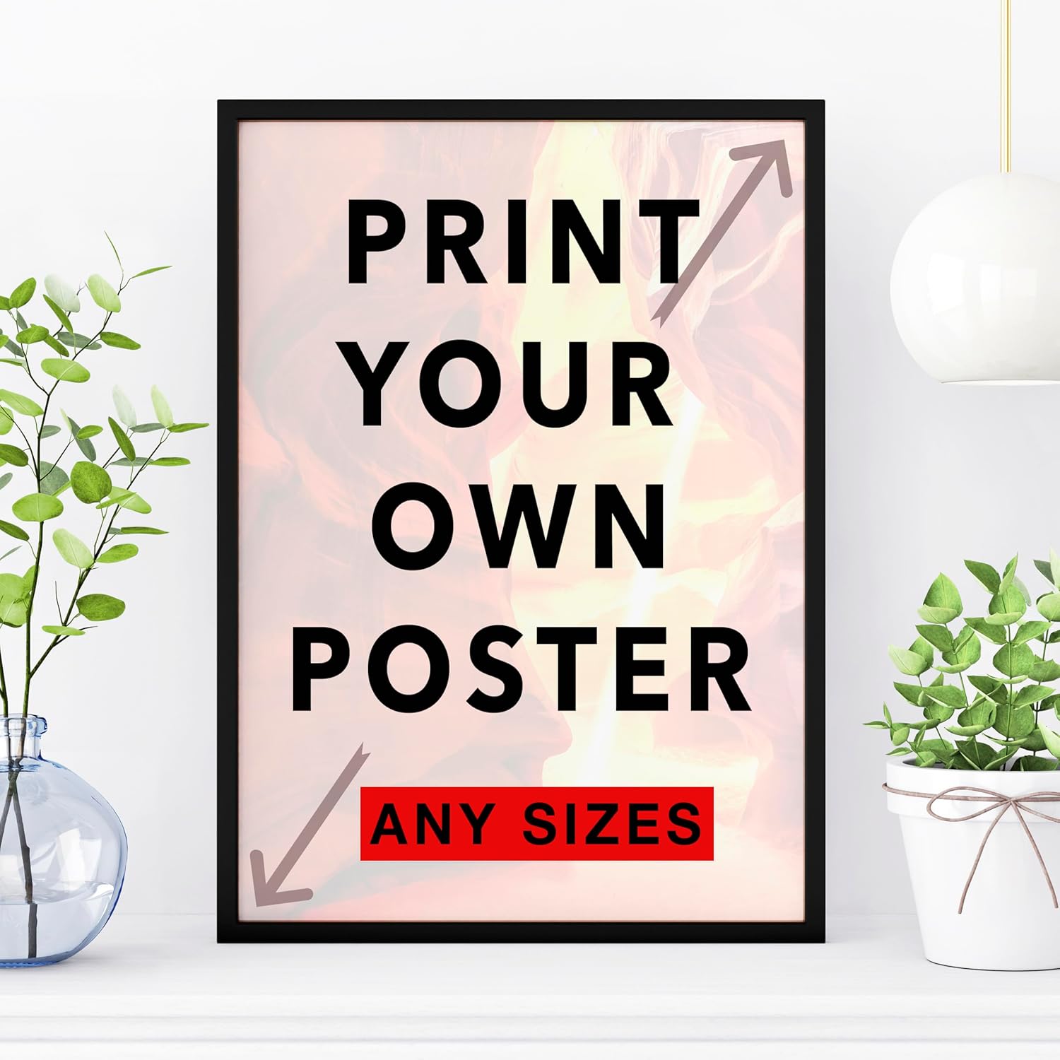 Pera Print - Upload Your Image or Photo - Custom Personalized Photo to Poster Printing, Wall Art Prints (16 x 24 inches)