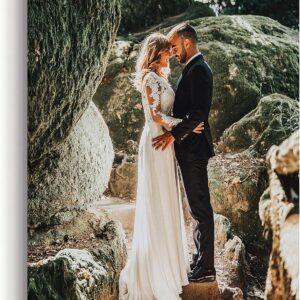 Personalized Custom Canvas Prints: Photo On Canvas (Framed 11X14) Transform Your Photos into Stunning Framed Wall Art Digitally Printed Photo To Canvas Ideal for Home Decor Gifts Keepsakes