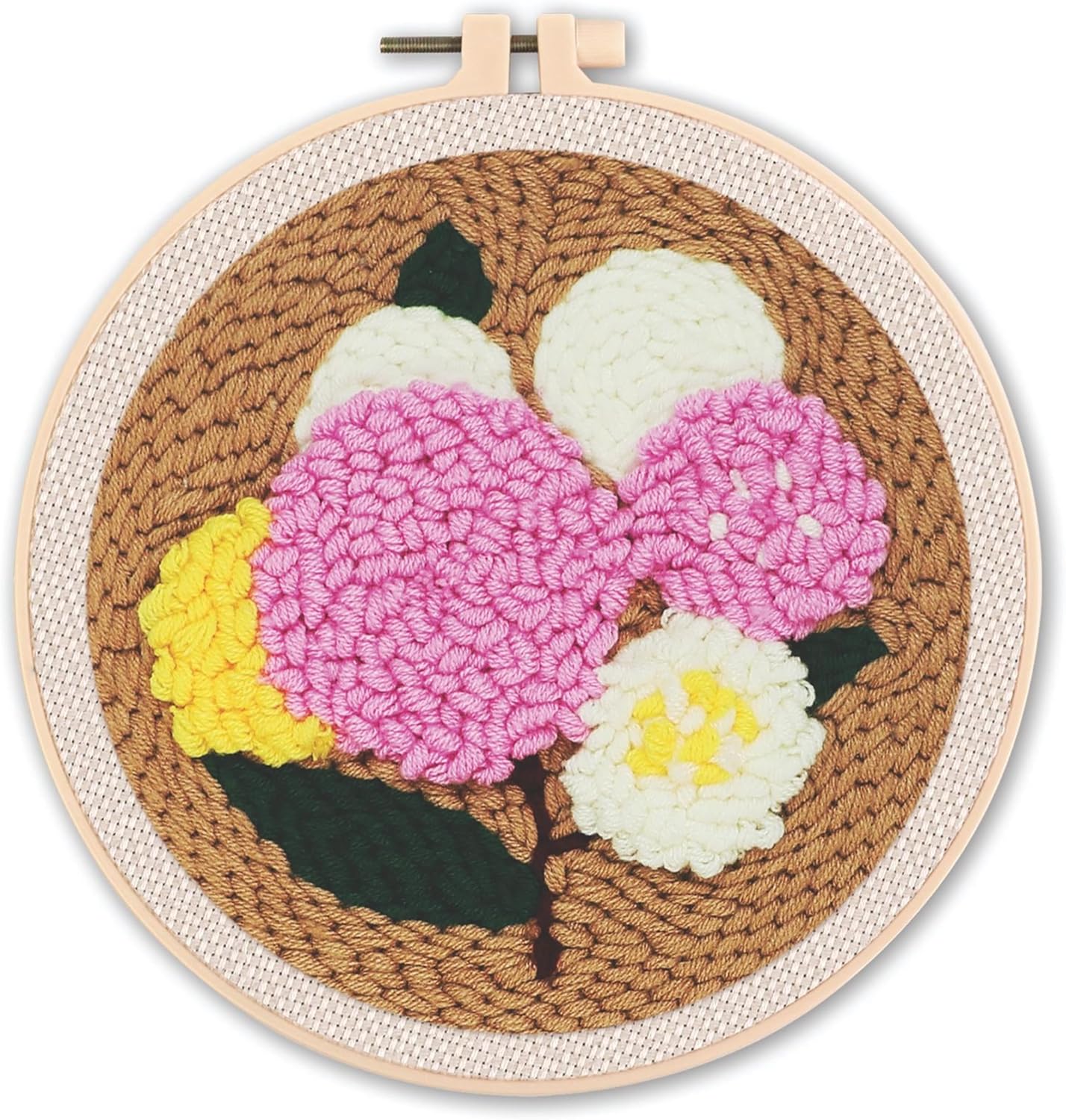 Punch Needle Kit, Punch Needle Embroidery Kits for Adults Beginners,with Printed Fabric, 4-Position Adjustable Poking Needle for Starter Embroidery Tool Kit for Art Crafts (Road) - Image 13