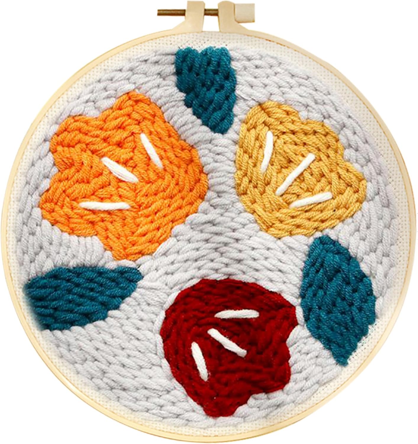 Punch Needle Kit, Punch Needle Embroidery Kits for Adults Beginners,with Printed Fabric, 4-Position Adjustable Poking Needle for Starter Embroidery Tool Kit for Art Crafts (Road) - Image 15