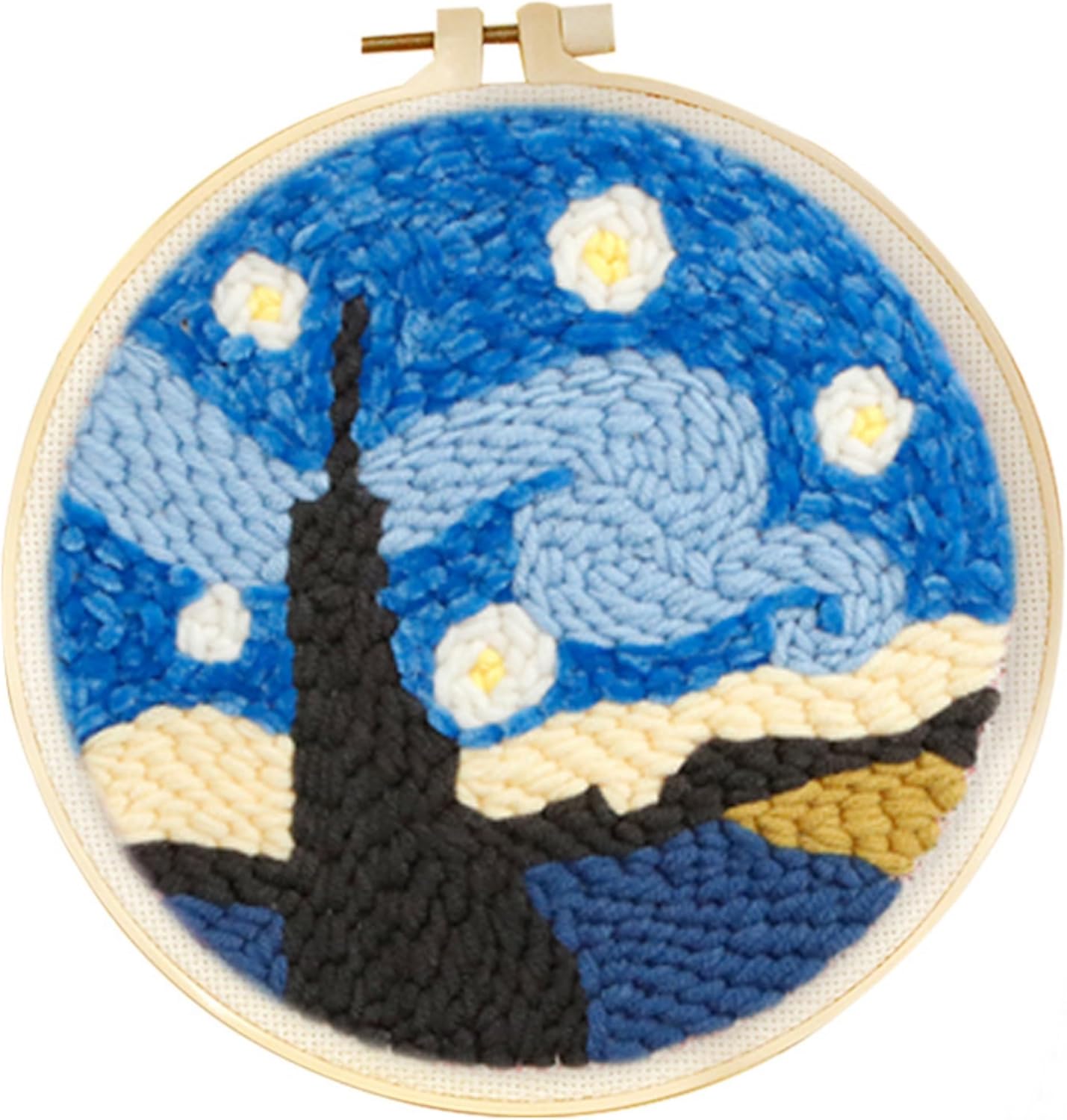 Punch Needle Kit, Punch Needle Embroidery Kits for Adults Beginners,with Printed Fabric, 4-Position Adjustable Poking Needle for Starter Embroidery Tool Kit for Art Crafts (Road) - Image 26