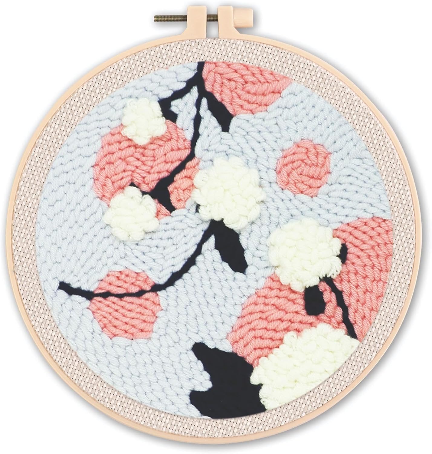 Punch Needle Kit, Punch Needle Embroidery Kits for Adults Beginners,with Printed Fabric, 4-Position Adjustable Poking Needle for Starter Embroidery Tool Kit for Art Crafts (Road) - Image 11