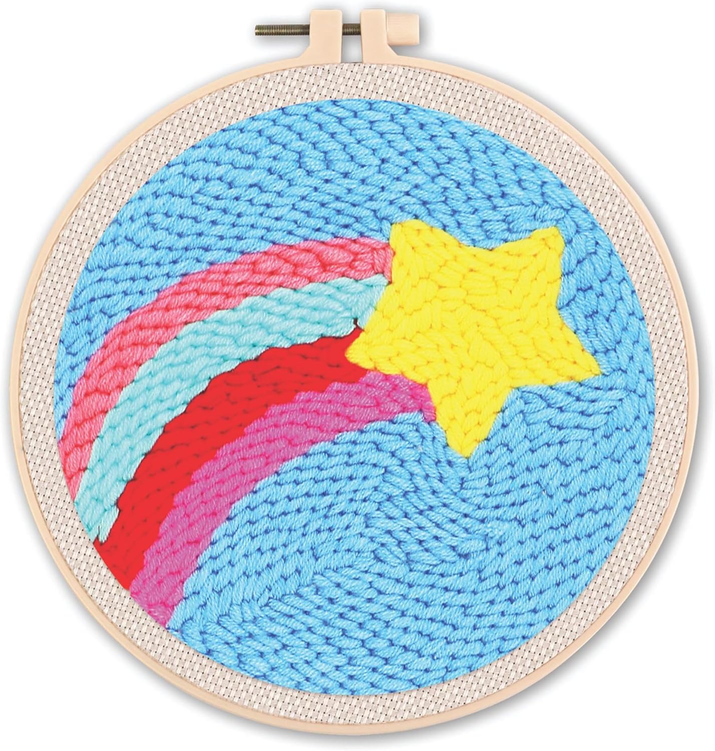 Punch Needle Kit, Punch Needle Embroidery Kits for Adults Beginners,with Printed Fabric, 4-Position Adjustable Poking Needle for Starter Embroidery Tool Kit for Art Crafts (Road) - Image 24