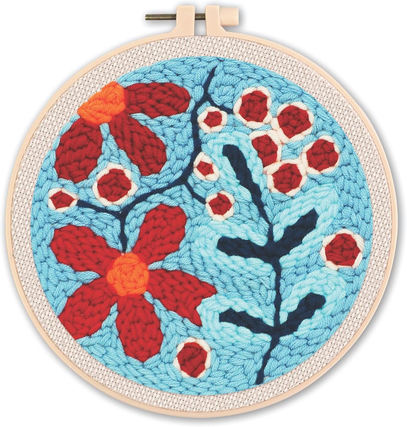 Punch Needle Kit, Punch Needle Embroidery Kits for Adults Beginners,with Printed Fabric, 4-Position Adjustable Poking Needle for Starter Embroidery Tool Kit for Art Crafts (Road) - Image 23