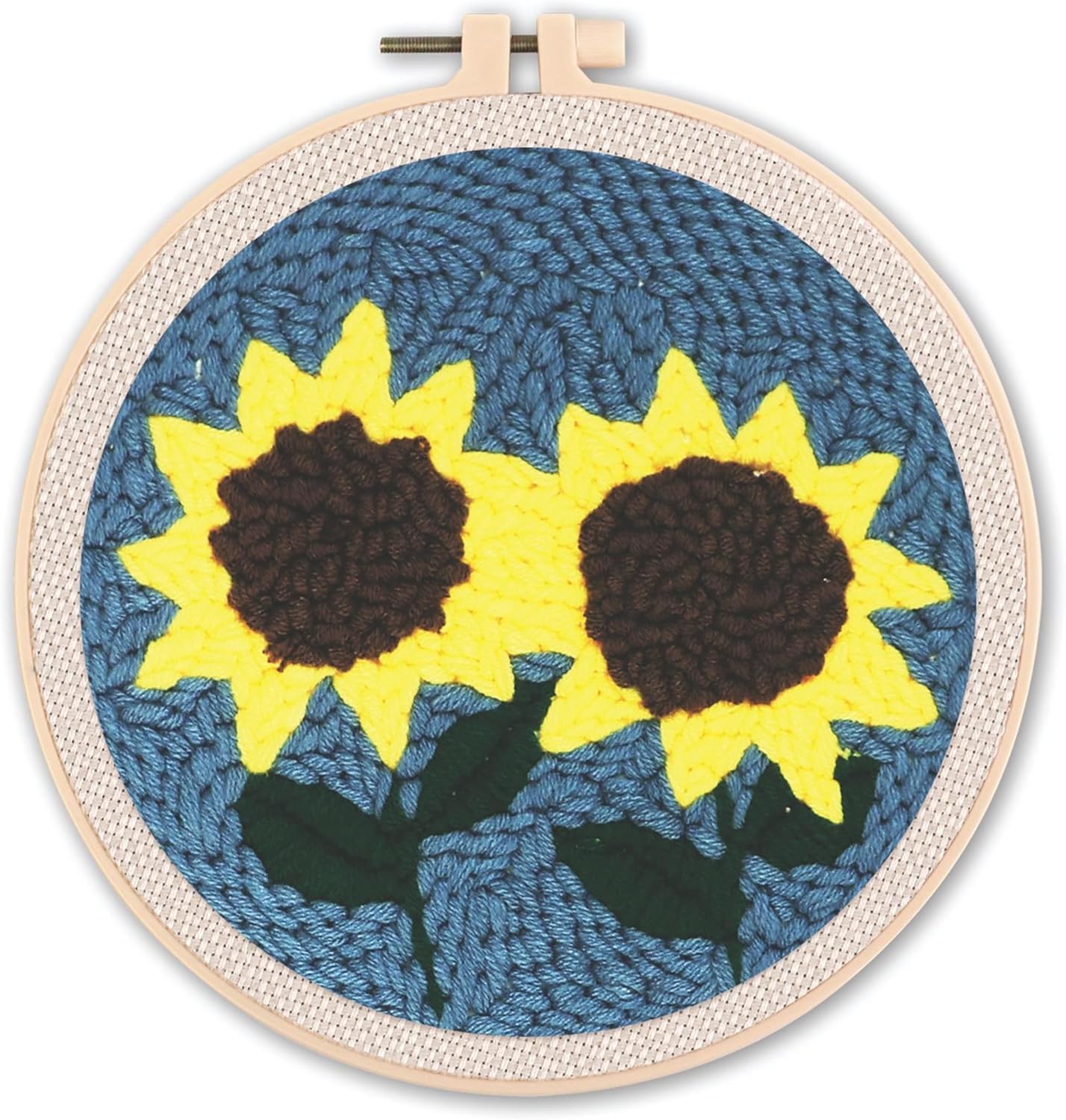 Punch Needle Kit, Punch Needle Embroidery Kits for Adults Beginners,with Printed Fabric, 4-Position Adjustable Poking Needle for Starter Embroidery Tool Kit for Art Crafts (Road) - Image 19