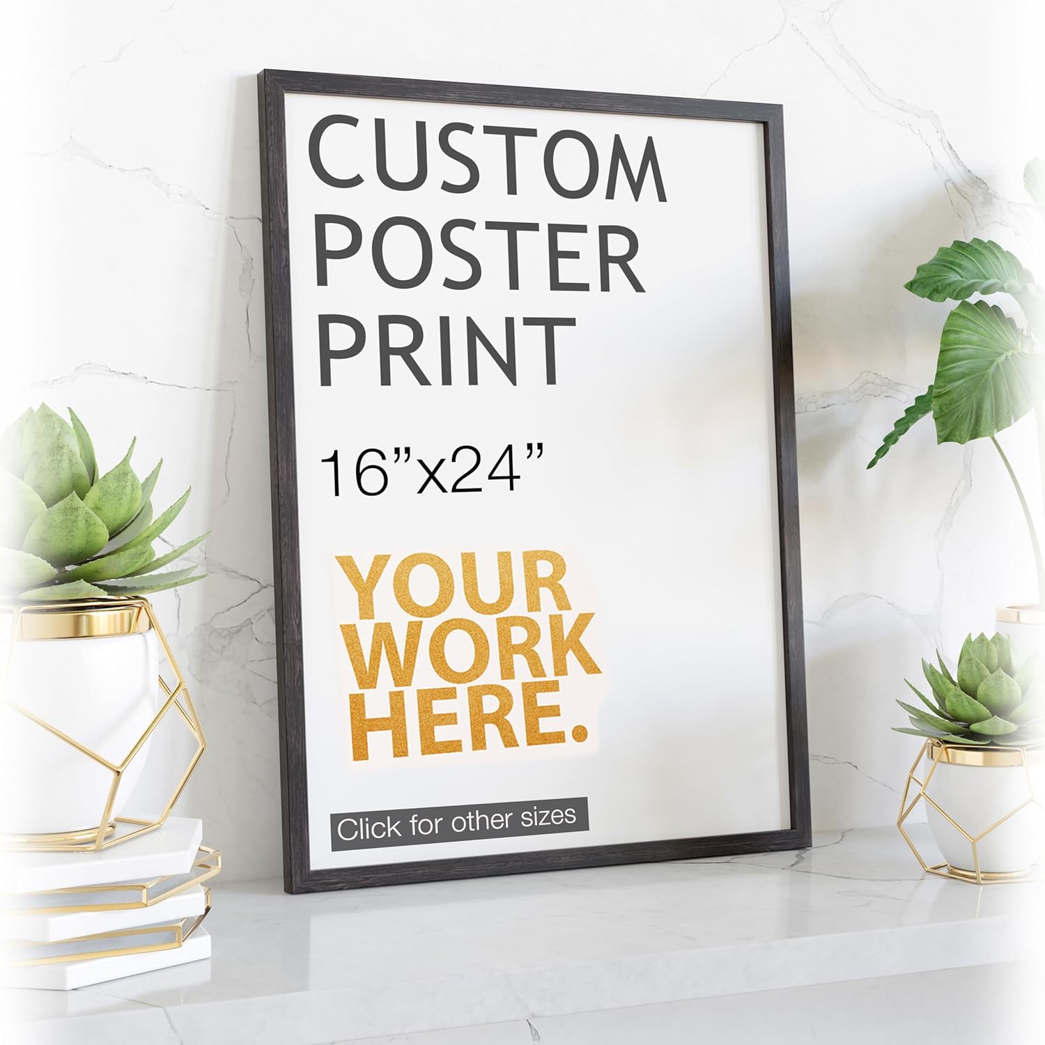 Upload Your Image or Photo - Custom Personalized Photo to Poster Printing, Wall Art Prints by Pera Print (16 x 24 inches)