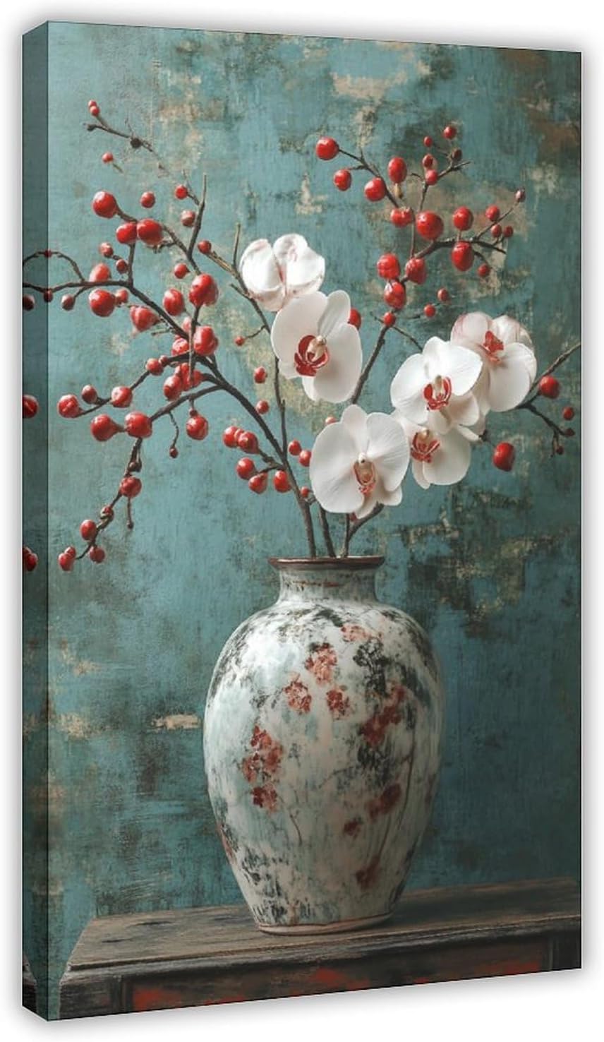 UZWGG 1pcs Framed Wall Art Nordic Aurora Ice Lake Night Scene Decor Canvas Printing Snow Mountain Starry Sky Art Hanging Painting Living Room Bedroom Wall Decor Wrapped Canva 16x24inch(40x60cm) - Image 17