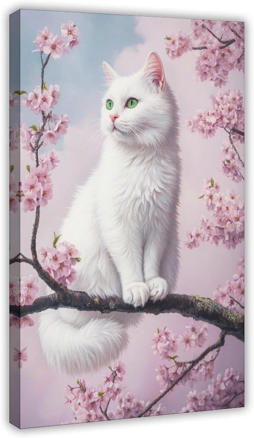 UZWGG 1pcs Framed Wall Art Nordic Aurora Ice Lake Night Scene Decor Canvas Printing Snow Mountain Starry Sky Art Hanging Painting Living Room Bedroom Wall Decor Wrapped Canva 16x24inch(40x60cm) - Image 13