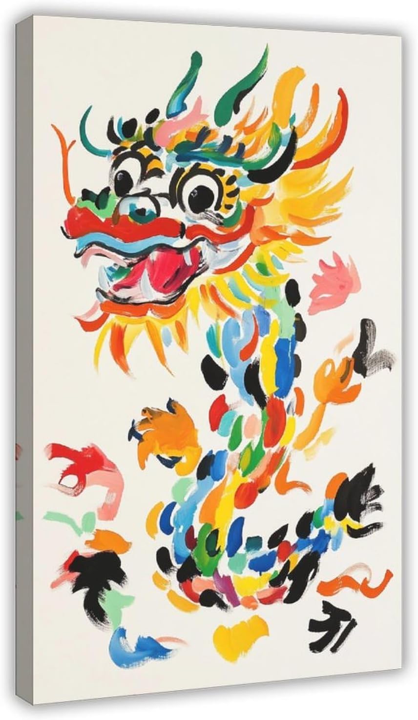 UZWGG 1pcs Framed Wall Art Nordic Aurora Ice Lake Night Scene Decor Canvas Printing Snow Mountain Starry Sky Art Hanging Painting Living Room Bedroom Wall Decor Wrapped Canva 16x24inch(40x60cm) - Image 14