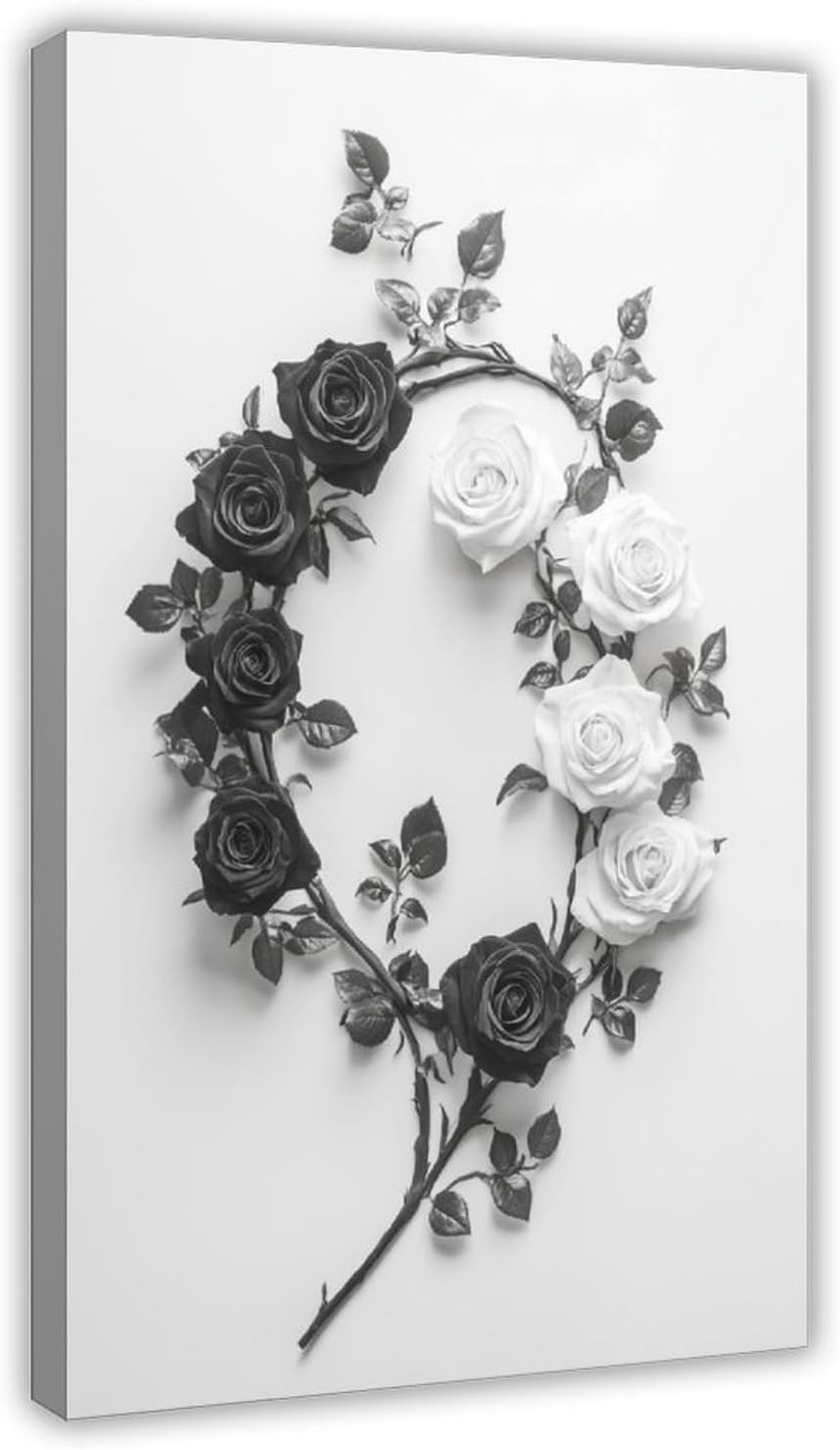 UZWGG 1pcs Framed Wall Art Nordic Aurora Ice Lake Night Scene Decor Canvas Printing Snow Mountain Starry Sky Art Hanging Painting Living Room Bedroom Wall Decor Wrapped Canva 16x24inch(40x60cm) - Image 11