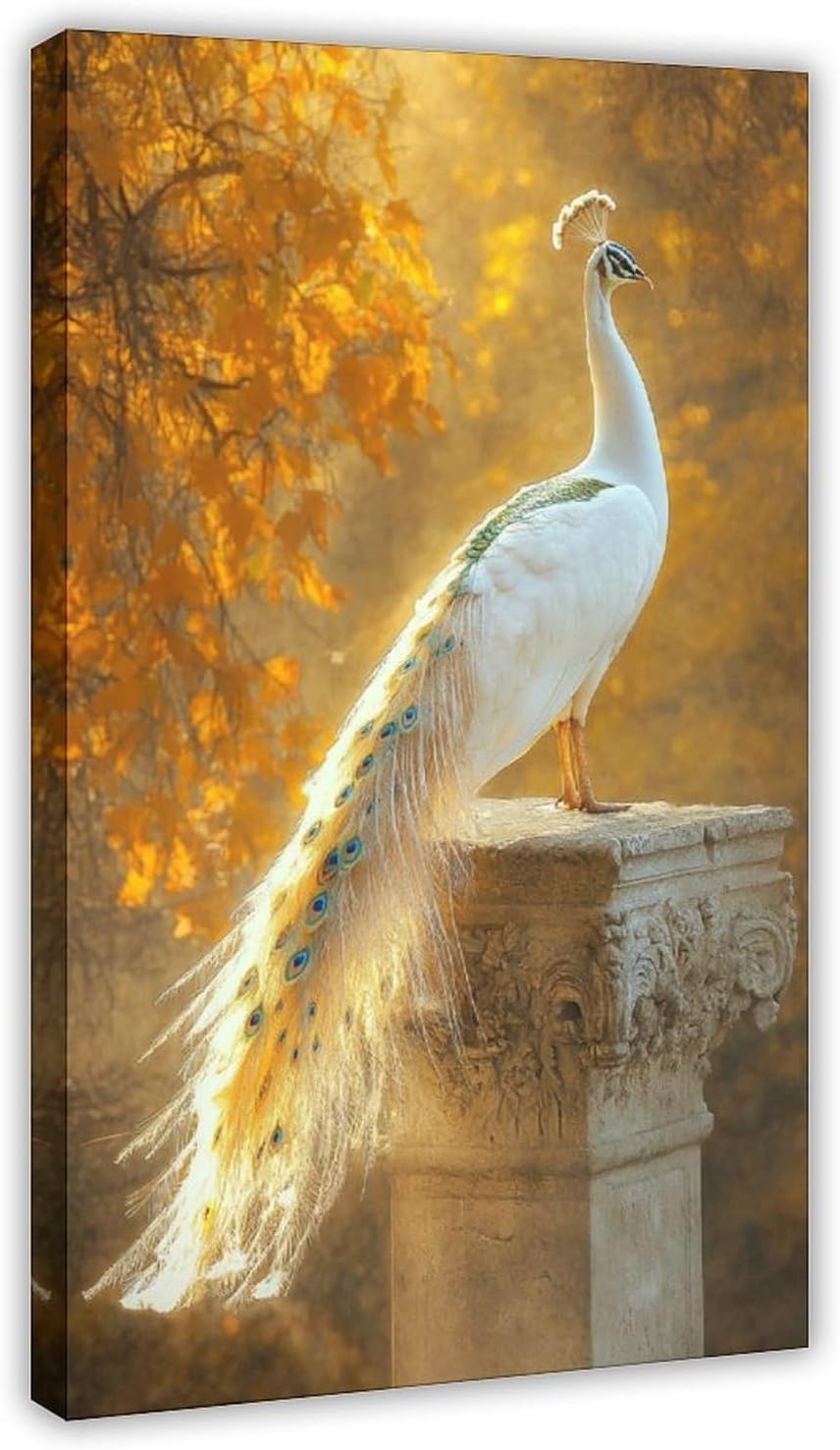 UZWGG 1pcs Framed Wall Art Nordic Aurora Ice Lake Night Scene Decor Canvas Printing Snow Mountain Starry Sky Art Hanging Painting Living Room Bedroom Wall Decor Wrapped Canva 16x24inch(40x60cm) - Image 10